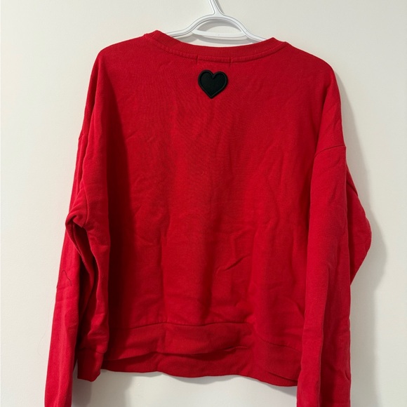 Red 'AMORE' Sweatshirt Forever 21 - Picture 3 of 3